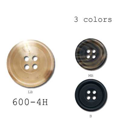 Made In Japan 4-Hole Genuine Water Buffalo Buttons For Suits And Jackets