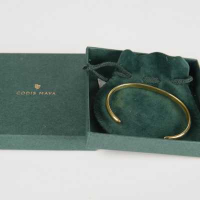 CO-B01-GD CODIS MAYA Oval Bracelet Gold[Formal Accessories] CODIS MAYA Sub Photo