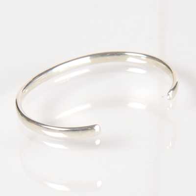 CO-B01-SI CODIS MAYA (Codis Maya) Oval Bracelet Silver