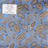 URJ-003 Italian 100% Cupro Lining, Paisley Pattern, Blue