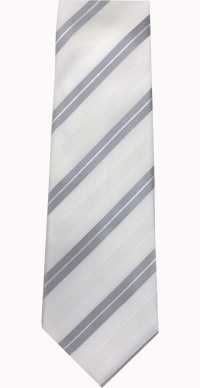 NE-404 Nishijin Woven White Stripe Necktie[Formal Accessories] Yamamoto(EXCY) Sub Photo
