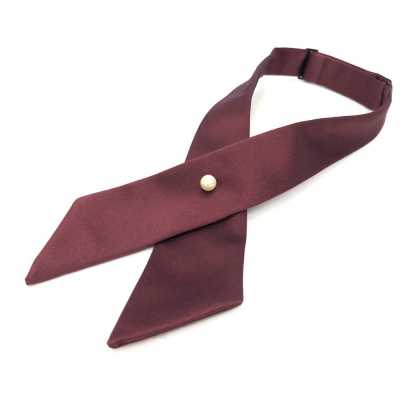 CT-510 Cravat, Silk Satin, Maroon