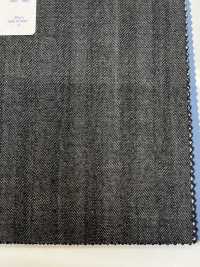 2ML2201 HERRINGBONE DENIM Charcoal Heaven Gray Woven Pattern[Textile] Miyuki Keori (Miyuki) Sub Photo