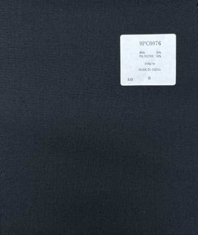 9PC0076 Wool Polyester Tropical Black