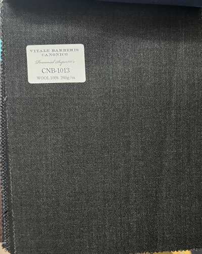 CNB1013 CANONICO Staple Super110's PERENNIAL Dark Gray Plain