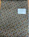 URJ-062 Made In Italy 100% Cupra Printed Lining Box Pattern Brown