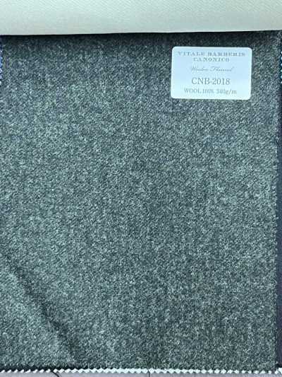 CANONICO Standard WOOLEN FLANNEL Dark Gray Solid