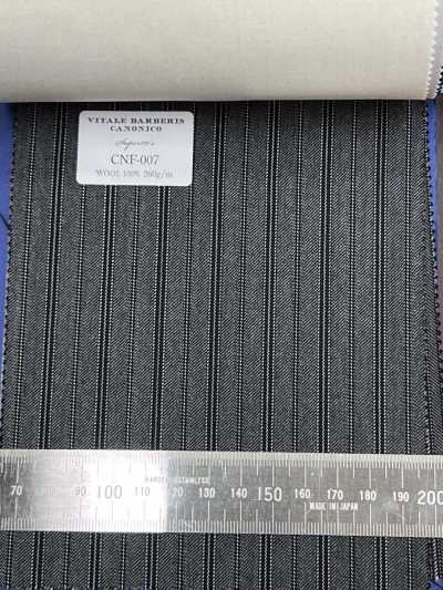 CNF007 CANONICO Standard Super110's Gray Corduroy Fabric For Pants