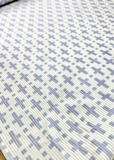 AI-12 Silk Jacquard Geometric Pattern Off-White [Outlet]
