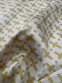 AI-15 Silk Jacquard Geometric Pattern Off-white [outlet][Textile] Yamamoto(EXCY) Sub Photo