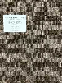 14CN1576 CANONICO LI/60 W/40 Brown Herringbone[Textile] CANONICO Sub Photo