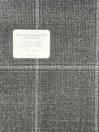 14CN1586 CANONICO 21μ RUSTIC TROPICAL Gray Windowpane[Textile] CANONICO Sub Photo