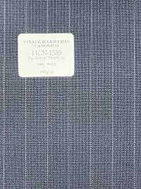 14CN1589 CANONICO 21μ RUSTIC TROPICAL Stripe Dark Navy[Textile] CANONICO Sub Photo