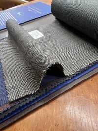 14CN1595 CANONICO 21 Micron Wool & Linen Glen Check Brown[Textile] CANONICO Sub Photo