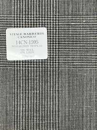 14CN1595 CANONICO 21 Micron Wool & Linen Glen Check Brown[Textile] CANONICO Sub Photo