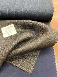 54CN5122 CANONICO TRADITIONAL WORSTED 21μ Brown Herringbone[Textile] CANONICO Sub Photo