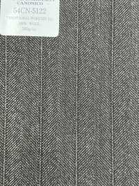 54CN5122 CANONICO TRADITIONAL WORSTED 21μ Brown Herringbone[Textile] CANONICO Sub Photo