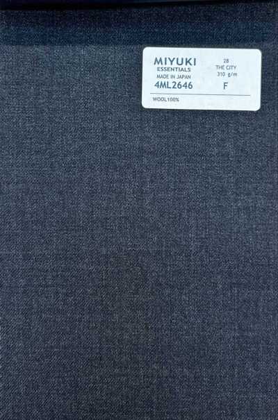 4ML2646 26AW THE CITY Twill Charcoal Heaven Gray