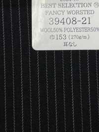 39408 FANCY WORSTED Wrinkle-resistant Wool Polyester Pinhead[Textile] Kunishima Co., Ltd. Sub Photo