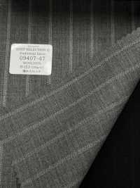 09407 TRADITIONAL FABRIC Water-repellent Stretch Suit Material, Multi-material, Striped, Light Gray[Textile] Kunishima Co., Ltd. Sub Photo