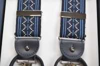 AT-2686/15 ALBERT THURSTON Tyrolean Style Suspenders, Navy, Elastic, 35mm[Formal Accessories] ALBERT THURSTON Sub Photo