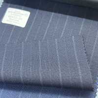 46432-26 25SS BEST SELECTION [N-STRETCH] N-STRETCH Dark Navy Alternate Stripes[Textile] Kunishima Co., Ltd. Sub Photo