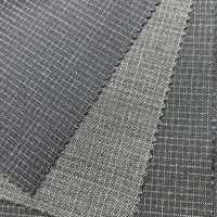 46433-66 25SS BEST SELECTION [N-STRETCH] N-Stretch Gray Windowpane[Textile] Kunishima Co., Ltd. Sub Photo