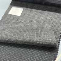 46433-66 25SS BEST SELECTION [N-STRETCH] N-Stretch Gray Windowpane[Textile] Kunishima Co., Ltd. Sub Photo