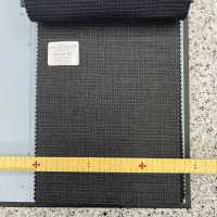 46433-66 25SS BEST SELECTION [N-STRETCH] N-Stretch Gray Windowpane[Textile] Kunishima Co., Ltd. Sub Photo