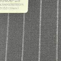 95406-28 25SS BEST SELECTION [FANCY WORSTED] Fancy Worsted Dark Navy Chalk Stripe[Textile] Kunishima Co., Ltd. Sub Photo