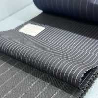 36932-26 25SS BEST SELECTION [FANCY WORSTED] Fancy Worsted Dark Navy Stripes[Textile] Kunishima Co., Ltd. Sub Photo