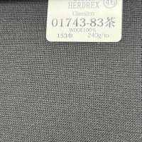 01743-83 25SSHERDREX [Classico] Classico Wool Brown Sharkskin[Textile] Kunishima Co., Ltd. Sub Photo