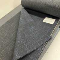 46553-28 25SSHERDREX [WOOL&LINEN] Wool And Linen, Navy Blue, Interwoven[Textile] Kunishima Co., Ltd. Sub Photo