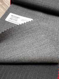 2ML3150 26AW MIYUKI Textile ESSENTIALS STRETCH TWILL Medium Gray Solid Miyuki Woolen Mills Additional Images