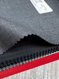 2ML3150 26AW MIYUKI Textile ESSENTIALS STRETCH TWILL Medium Gray Solid Miyuki Woolen Mills Additional Images