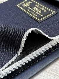 896S4311-38 NIKKE NIKKE DENIM Navy Blue No Pattern Single Thread 140 Single Thread[Textile] NIKKE Sub Photo