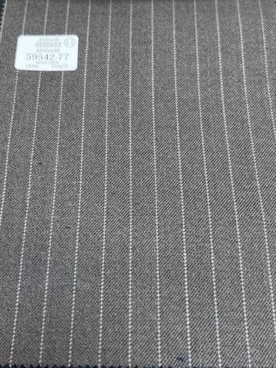 59542-77 26AW HERDREX [MOKUORI] Mokuori Brown Pencil Stripe Deodorant Wool