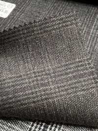 59545-85 25AW HERDREX [Siro-milled Wool] Siro-milled Wool Brown Glen Check[Textile] Kunishima Co., Ltd. Sub Photo