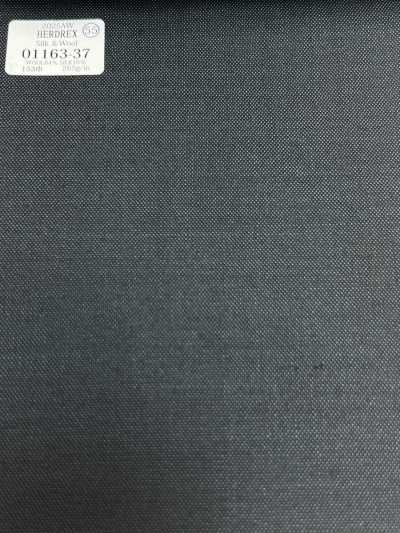 01163-37 25AW HERDREX [Silk & Wool] Silk And Wool Navy Solid