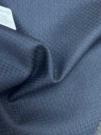 59435-25 25AW BEST SELECTION [Lustre] Luster Navy Check Woven Pattern[Textile] Kunishima Co., Ltd. Sub Photo