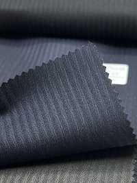 59436-23 25AW BEST SELECTION [Lustre] Luster Navy Shadow Stripe[Textile] Kunishima Co., Ltd. Sub Photo