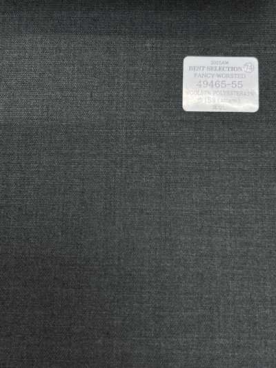 49465-55 26AW BEST SELECTION [FANCY WORSTED] Fancy Worsted Gray Plain