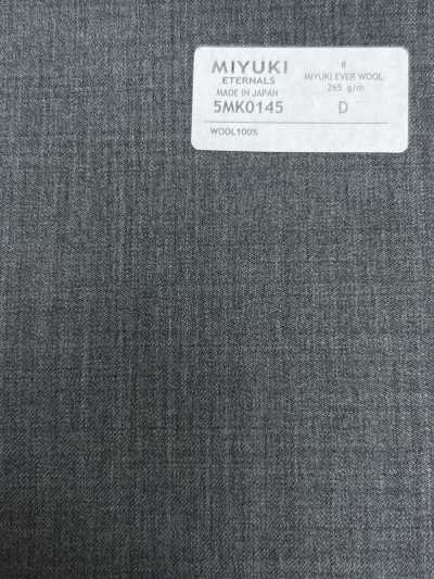 5MK0145 MIYUKI EVER WOOL (Miyuki Ever Wool) Plain Light Gray