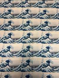 TPS3001 Katsushika Hokusai Print Lining, Repeat Pattern Sub Photo