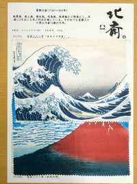 TPS3002 Katsushika Hokusai Print Lining, Repeat Pattern Sub Photo
