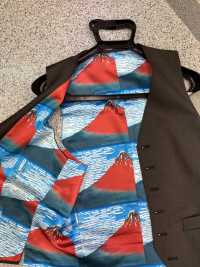 TPS3002 Katsushika Hokusai Print Lining, Repeat Pattern Sub Photo