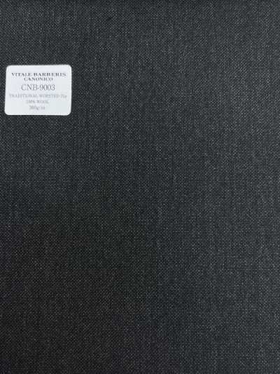 CNB9003 CANONICO Standard TRADITIONAL WORSTED 21 Micron Charcoal Gray Plain
