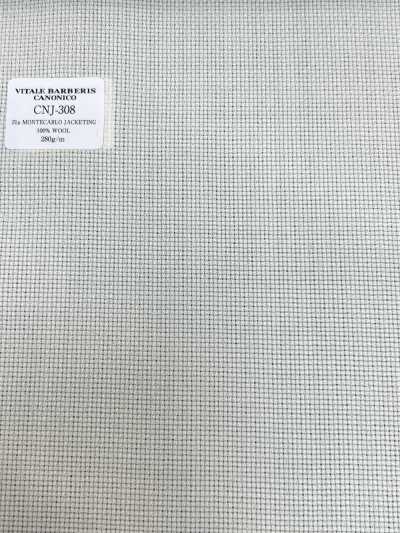 CANONICO Standard 21μ MONTECARLO JACKETING Hopsack Ivory Solid