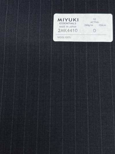 2MK4410 26SS MIYUKI Fabric ESSENTIALS ACTIVA Navy Stripe
