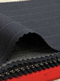 2MK4432 26SS Miyuki Textile MIYUKI ESSENTIALS ACTIVA Navy Stripe Miyuki Woolen Mills Sub Photo